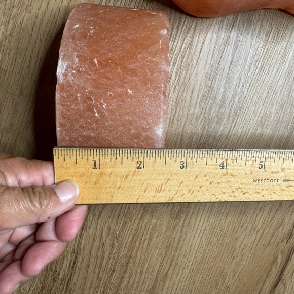 Yin Yang Himalayan Pink Salt Votive Candle Holder solid authentic - Picture 8 of 8